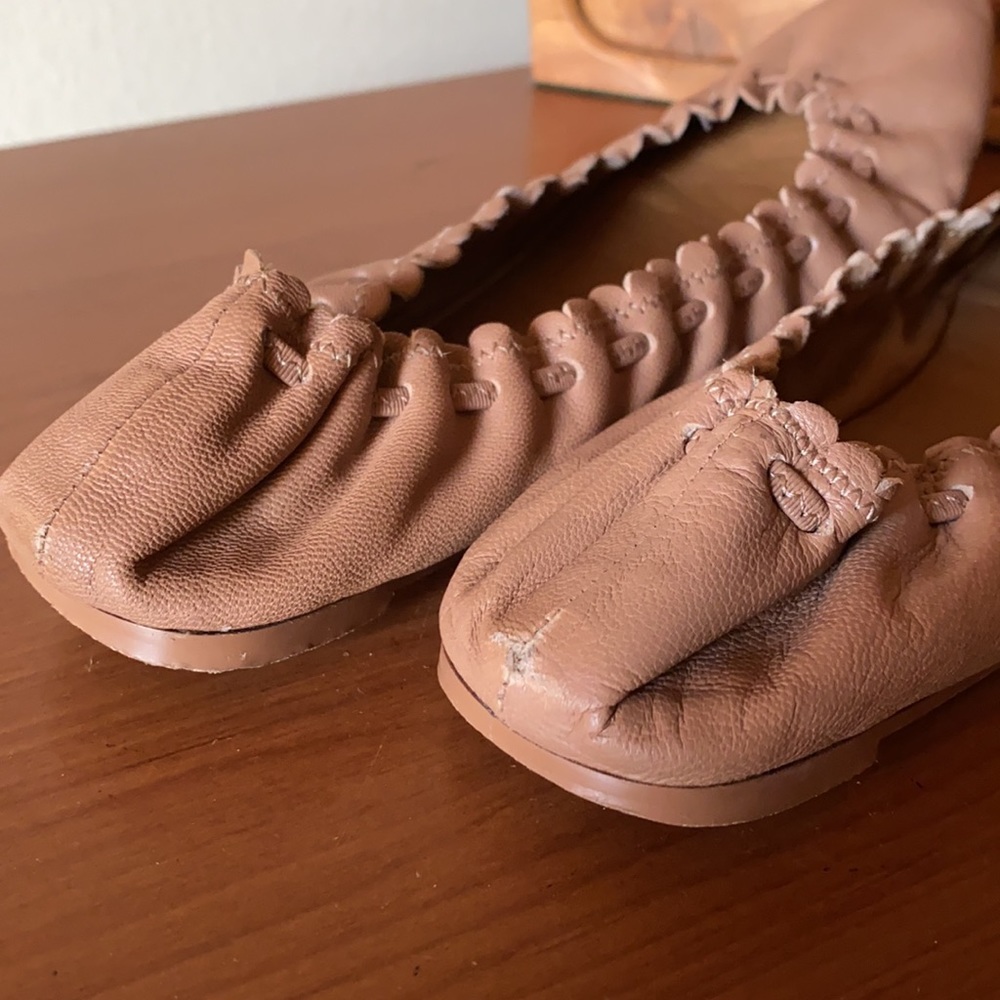 See By Chloe Tan Leather Flats - Picture 7 of 8